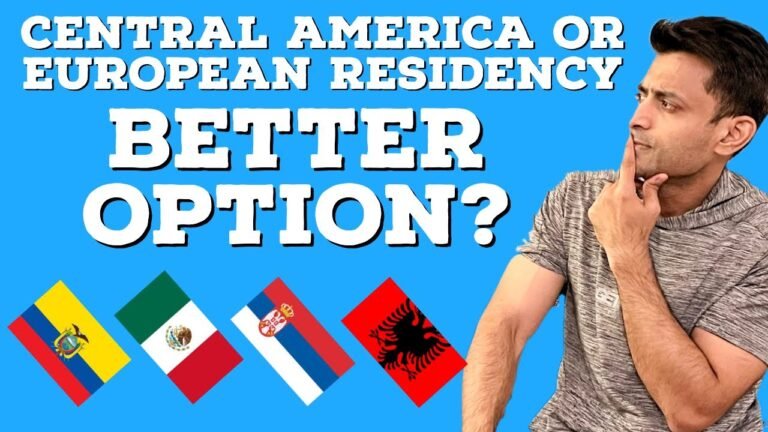 Comparing Central and South American vs European residency options, best & the cheapest residencies!