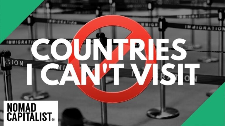 Countries I Can No Longer Visit