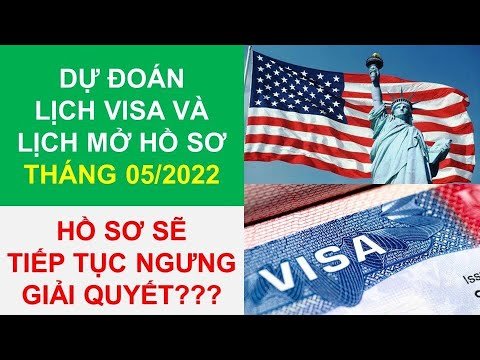 DỰ ĐOÁN LỊCH VISA VÀ LỊCH MỞ HỒ SƠ THÁNG 5/2022