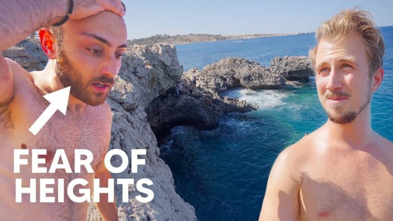 Facing His Biggest Fear — Cliff Jumping in Cyprus