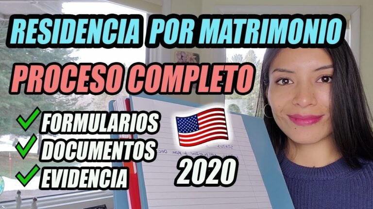 GREEN CARD POR MATRIMONIO 2022 – DOCUMENTOS A PRESENTAR | PROCESO COMPLETO