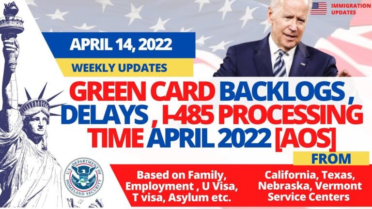 Green Card Processing, I-485 Timelines & Delays | Adjustment of Status Processing April 14, 2022