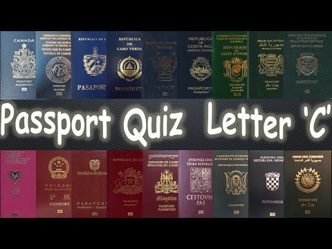 Guess The Passport – Countries Start With Letter 'C'