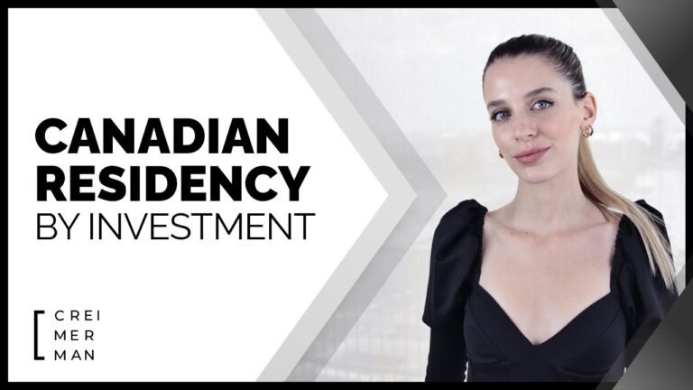 How To Immigrate To Canada 🍁 | Canada Residency By Investment | Investor And Entrepreneur Visas