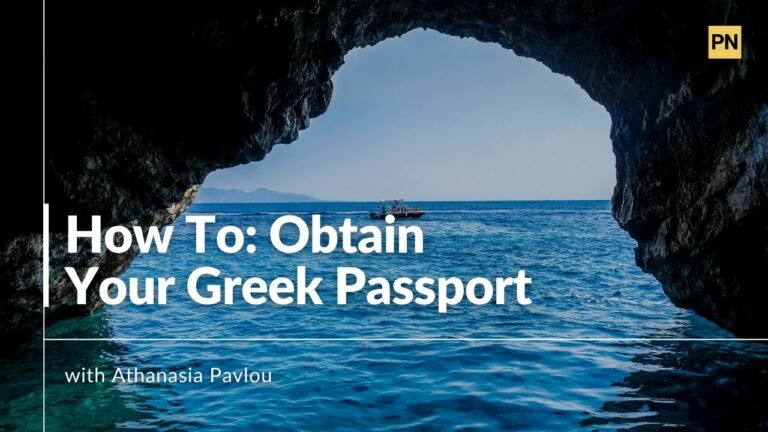 How To Obtain Your Greek Passport #Shorts