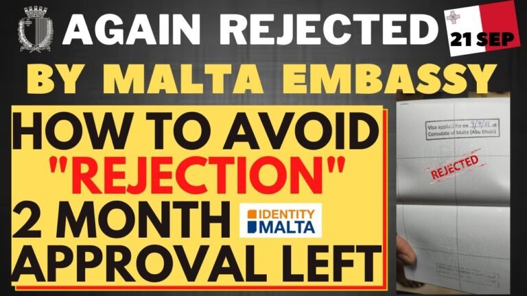 How to Avoid Malta Embassy Visa Rejection I Why Malta Embassy In UAE is rejecting Work Visas