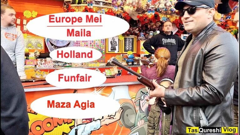 Maila in europe, Funfair in Netherlands, Tas Qureshi Urdu Hindi Vlog