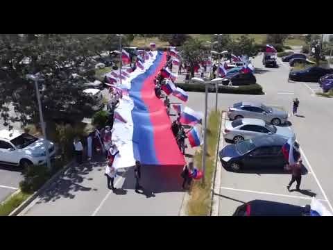 Massive pro-Russian rally in Limassol, #Cyprus