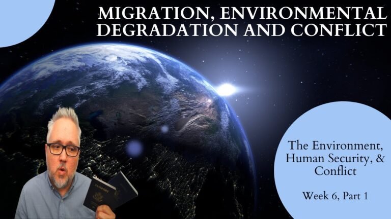 Migration, environmental degradation, & conflict