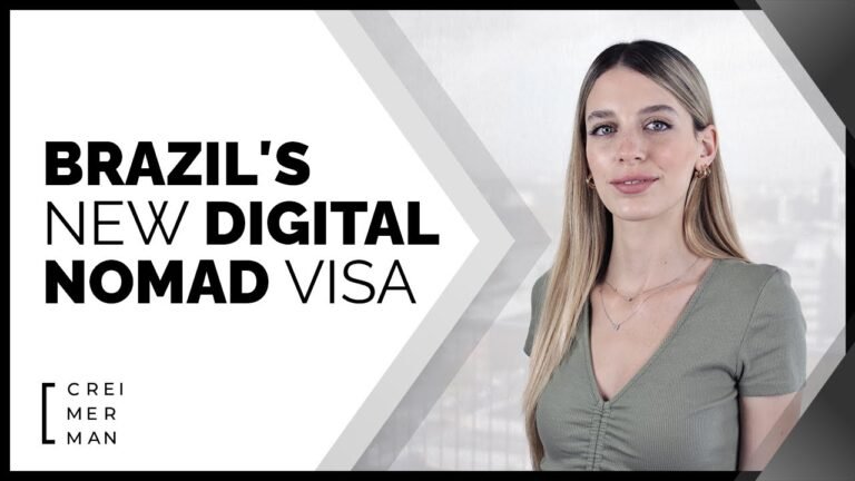 New Digital Nomad Visa In Brazil | How To Apply? | Easy Process For Remote Workers And Freelancers 💻