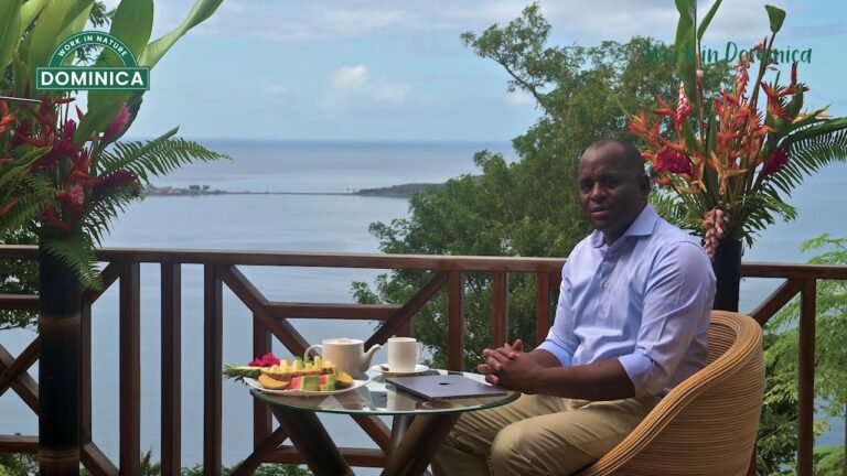 Prime Minister Dr the Hon. Roosevelt Skerrit invites you in Dominica to Work in Nature