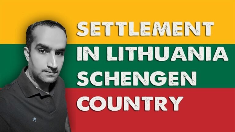 Settlement In Lithuania Visa Business Immigration