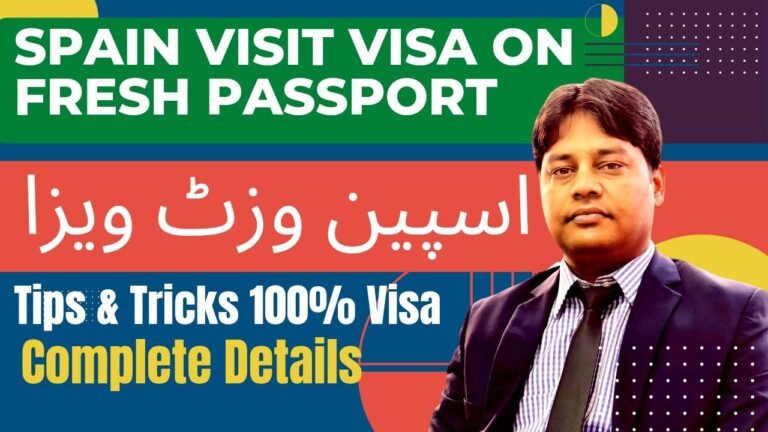 Spain Visit Visa for Pakistani 2022| Spain Visit Visa| Spain Tourist Visa|