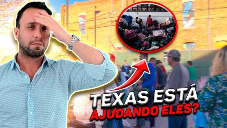 Texas dá Transporte e Alimentação para Imigrantes Ilegais nos Estados Unidos