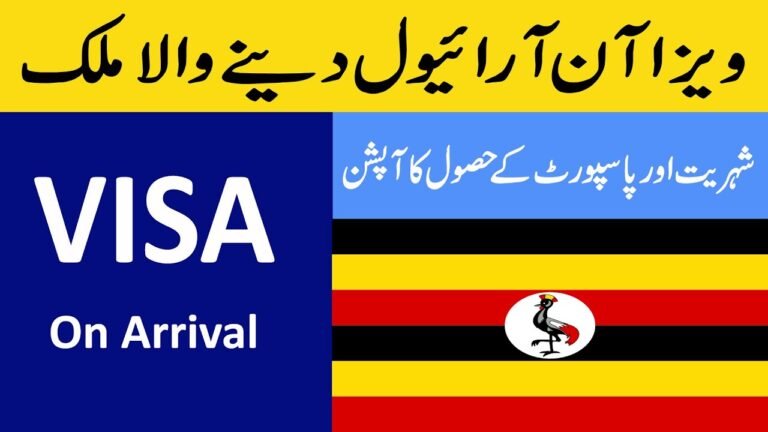 Visa On Arrival Country || Uganda evisa and Citizenship Options || Hindi and Urdu