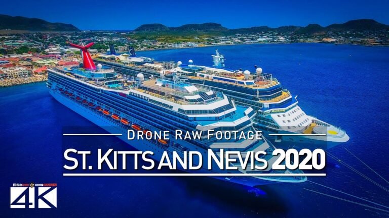 【4K】Drone RAW Footage | This is SAINT KITTS AND NEVIS 2020 | Basseterre & More | UltraHD Stock Video