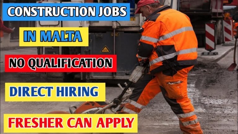 2022 MALTA Construction JOBS | HOW TO APPLY MATA CONSTRUCTION JOBS | SALARY MALTA CONSTRUCTION JOBS