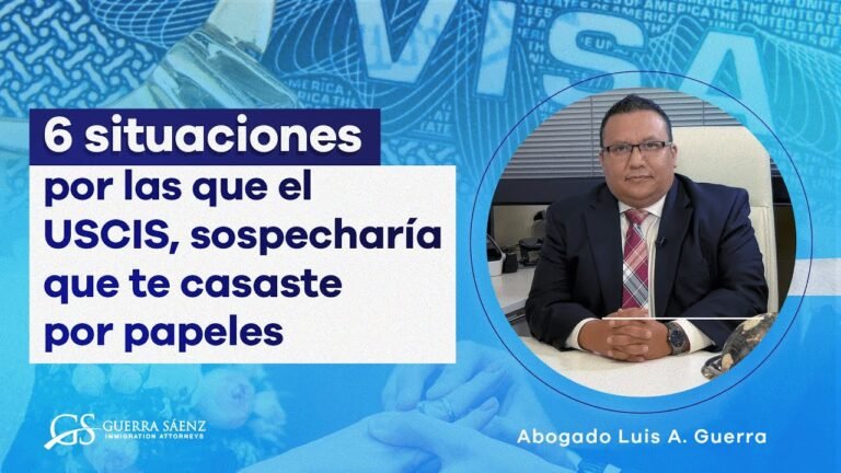 ⚠️ 6 situaciones por las que el USCIS, sospecharía que te casaste por papeles. ⚠️