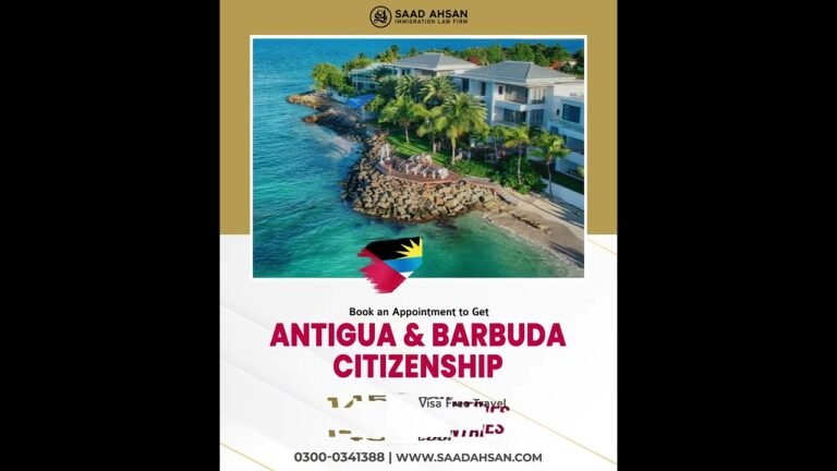 Antigua & Barbuda second Passport by Investment | Saad Ahsan Immigration Law Firm