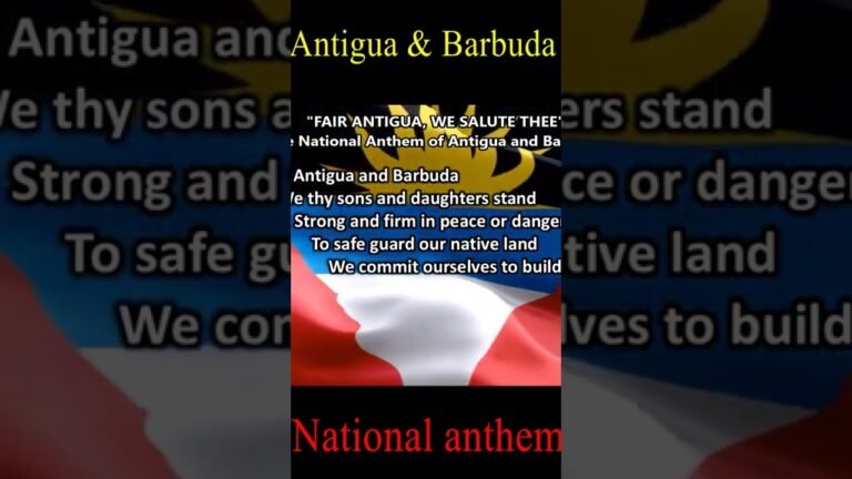 Antigua and Barbuda country national anthem #Shorts #Antiguaandbarbuda #country