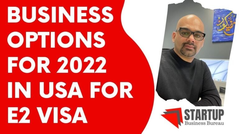 Business Opportunities in USA 2022 for E2 Visa