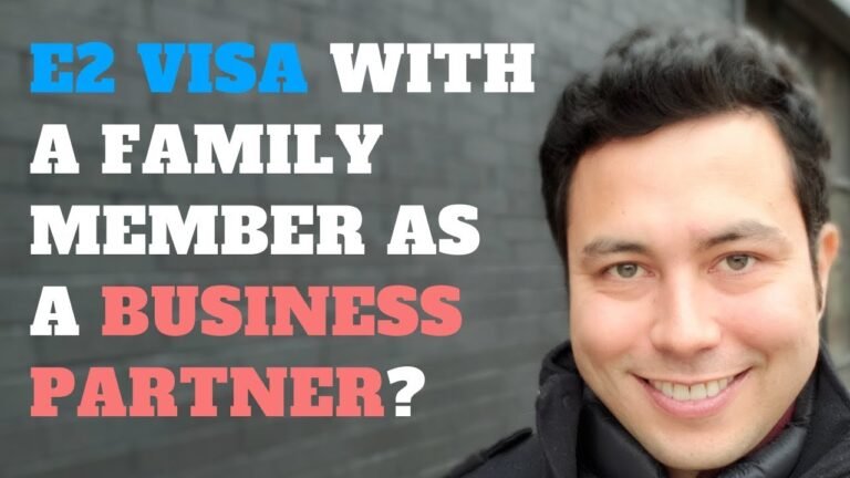 Business partnership with a family member for the E2 visa?