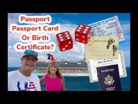 Cruise Lines Passports, Birth Certificates and Passport Cards