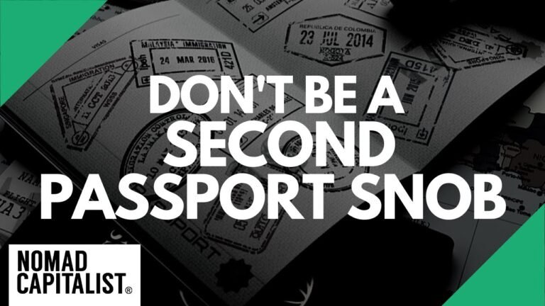 Don't be a Second Passport Snob