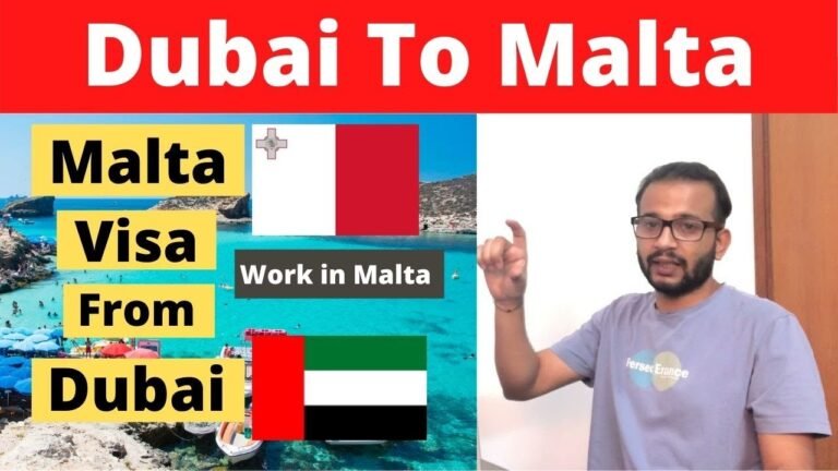 Dubai To Malta | Malta work permit | Malta Visa from Dubai | @Subodh Pokharel – Career Fluence