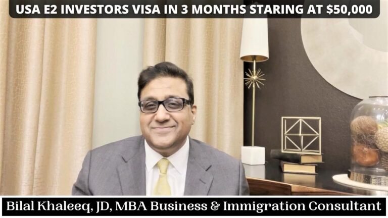E2 Investment Visa. Move to the United States within with your family 2022
