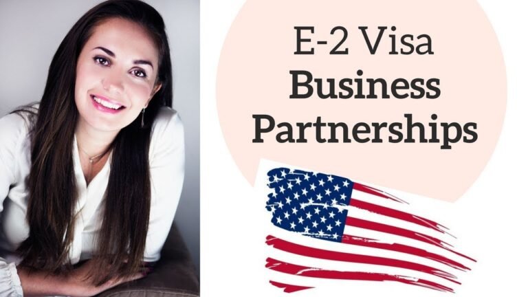 E2 Investor Visa Business Partnership👋☑️🇺🇸