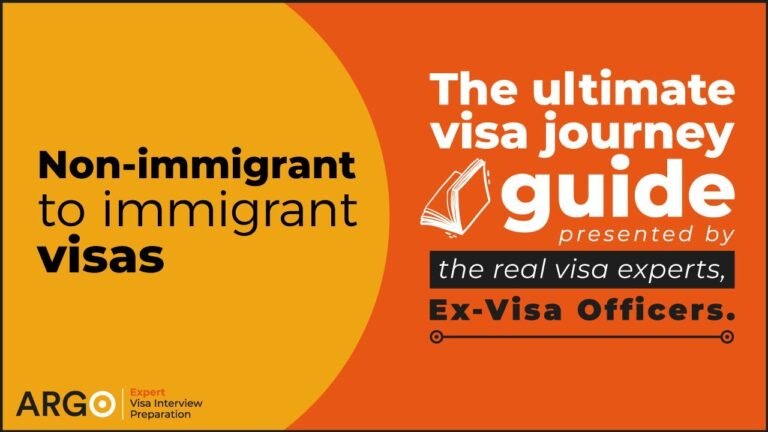 Ex-Visa Officer Guide to Non-immigrant Visas to Immigrant Visas | USA Visa Journey