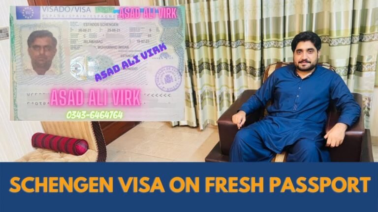 Fresh Passport par Spain Schengen Visa aa Gaya | Complete Guidance | Tips for Schengen Visa