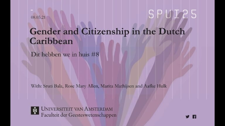 Gender and Citizenship in the Dutch Caribbean. Dit hebben wij in huis! #8