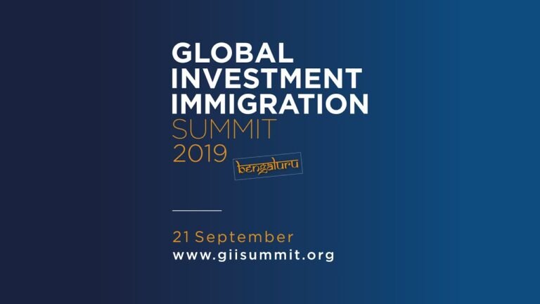 Global Investment Immigration Summit 2019 – Bengaluru, India Global Investment Immigration Summit 2019 – Bengaluru, India