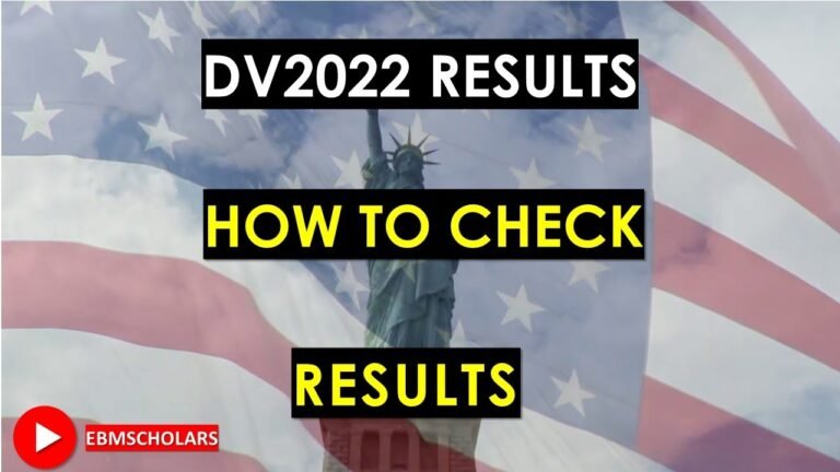 HOW TO CHECK DV (GREEN CARD) LOTTERY RESULTS #DV2022