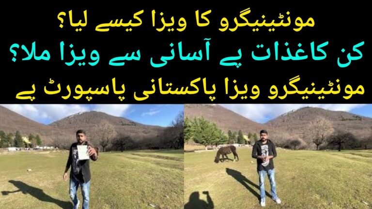 How I got Montenegro visa || Montenegro visa on Pakistani passport