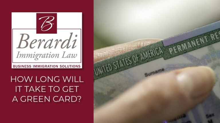 How Long Will it Take to Get a Green Card?