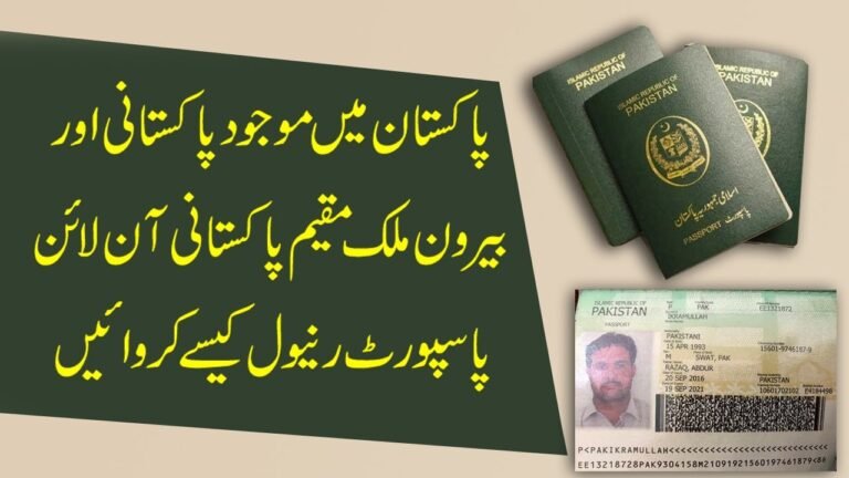 How to Renew Pakistani Passport online | Pakistani Passport Renewal for Overseas Pakistanis