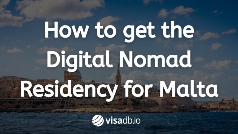 How to get the Digital Nomad Residency for Malta | visadb Immigration & tax experts webinar series