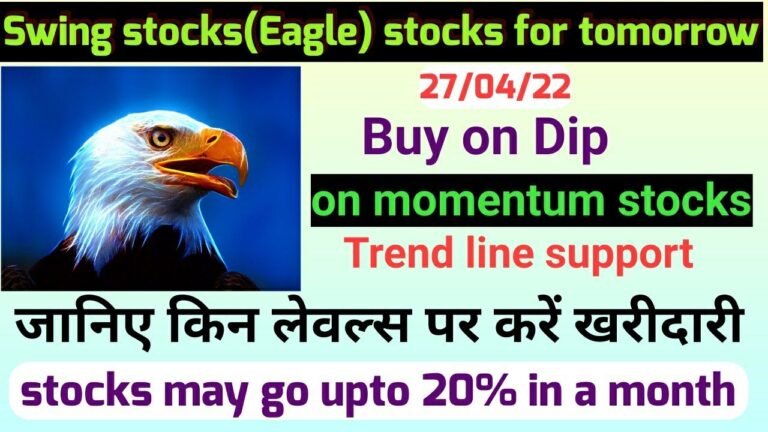 Intraday stocks for tomorrow | 5 Best breakout stocks for tomorrow | Swing stocks for 27/04/22  |