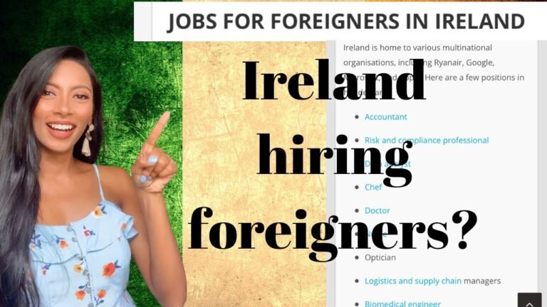 Ireland has a need for foreigners? PR in 2-5 years? 😱 Nidhi Nagori ✨