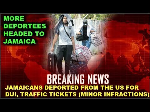 JAMAICANS GETTING DEPORTED FOR DUI, TRAFFIC TICKETS +more