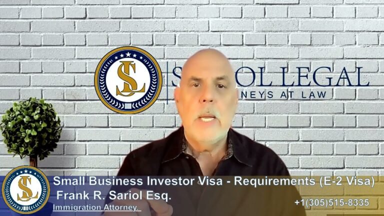 Live in the US investing in your own business (E2-Visa Requirements)