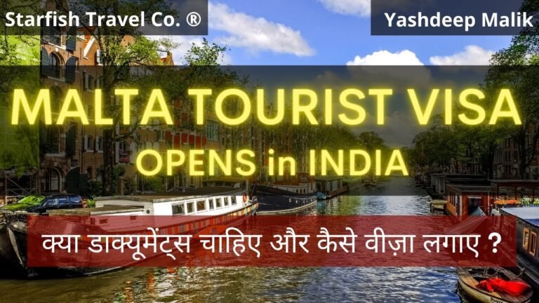 Malta Tourist Visa Opens in India 2022 | Process & Documents for India Citizens (in Hindi)