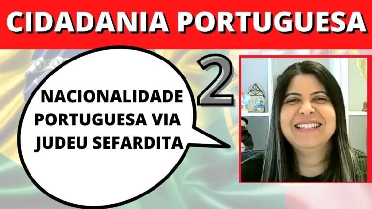 NACIONALIDADE PORTUGUESA via judeu sefardita com Rani Macedo