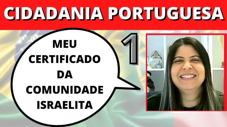 Nacionalidade portuguesa via judeu sefardita – CERTIFICADO DA CIL