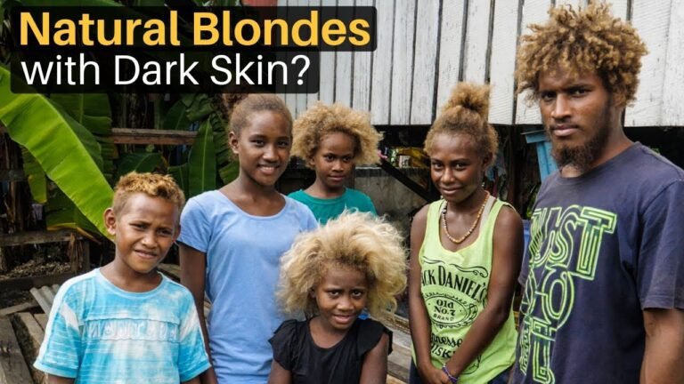 Natural Blondes with Dark Skin? (SOLOMON ISLANDS)