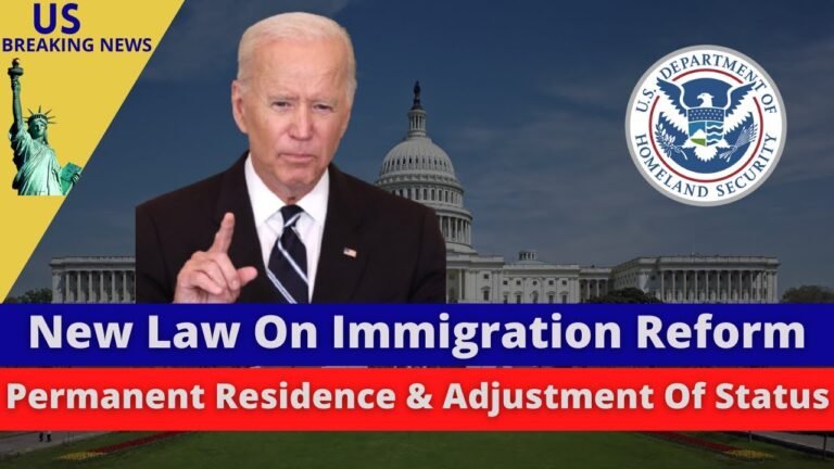 New law On Immigration Reform//Permanent Residence & Adjustment Of Status#usimmigration