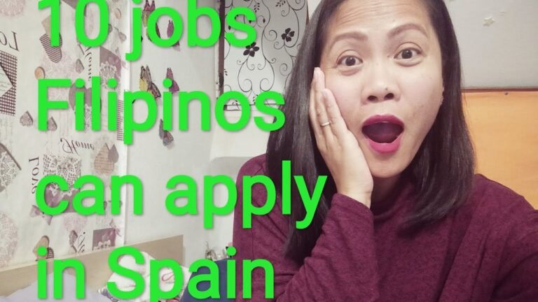 OFW JOBS IN SPAIN